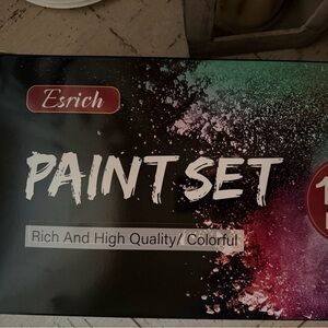 Colorful Paint Set - Black, Green, Pink
